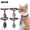 Cheap Price Nylon Adjustable Ribbon Dog Ties Collars Pet For Cat
