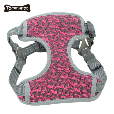 high Quality New Soft Mesh Dog Harness and Leash Quick Release do Luxury Breathable Mesh Vest Dog Harness and Leash Set