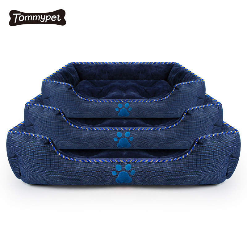 High Quality Luxury Fashionable Waterproof Removable and Washable Pet Dog Bed with Paw