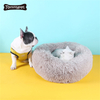 Amazon Hot Selling Warm Autumn Winter Plush Round Pet Bed Dog Cat Mat