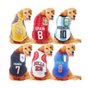 5xl 6xl 7xl China Wholesale Pet Soccer basketball Sport National Team World Cup Designer Large Big Dog Clothes
