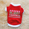 2021 Dog Sweater Stripe Pattern Puppy Knitwear Pet Winter Letter Christmas Style Dog Clothes