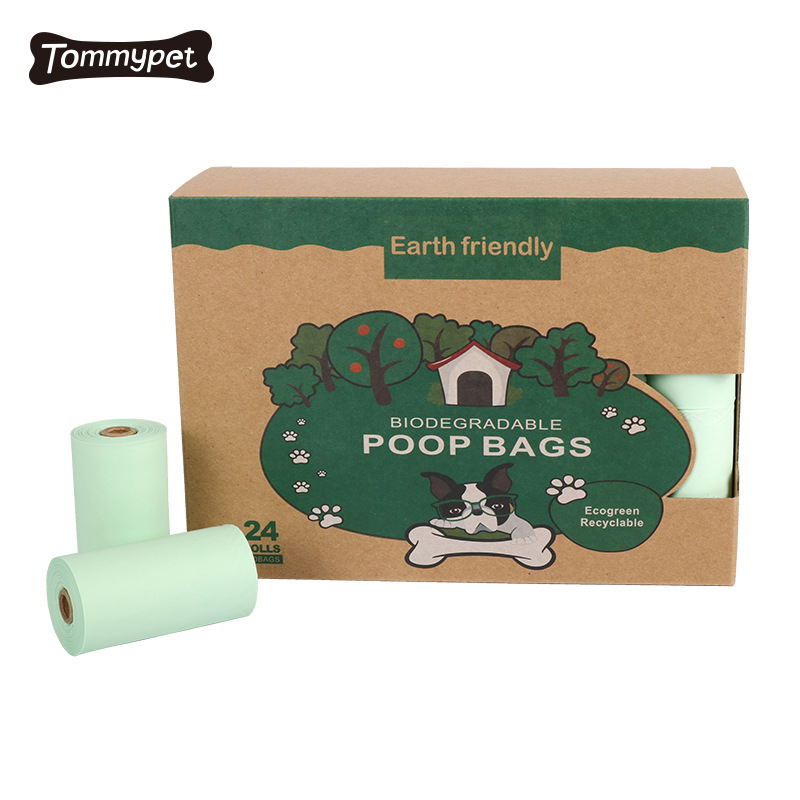 Amazon biodegradable lavender scent custom pe dog poop bags dispens