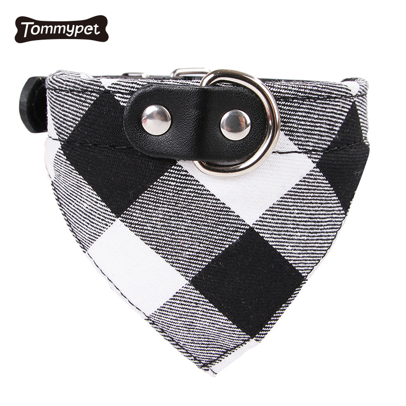 Wholesale Multiple Sizes Cotton Polyester Triangle Collar Bandana Dog Scarf Bandanas Bibs For Dogs Puppies
