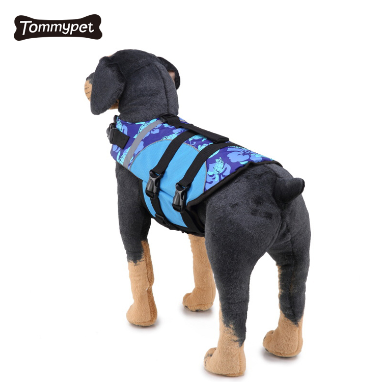 2021 Summer vacation oxford reflective Tide Brand Pet life jacket shark fin dog swim suit dogs Swimsuit