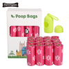 Fully Compostable Disposable Poo Bag Customized Pet Biodegradable Corn Starch Dog Poop Bag With distributor