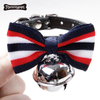 Cheap price Cut Pretty Pet gentleman bow tie series big bell dog collar cat collar