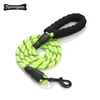 Heavy Duty Soft Foam Handle Reflective Nylon rope pet lead dog leash