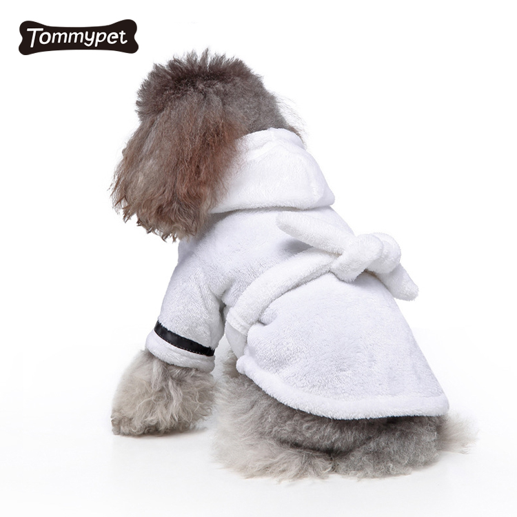 Dropshipping Luxury Cozy Pet Microfibre Dog Towel Drying Absorbent Soft Microfiber Pet towel ogranic cotton dog bathrobe