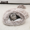 Multicolor Optional Cotton Comfort Cartoon Cute Cat Sleeping Bag, Pet Cat Shape Sleeping Bag