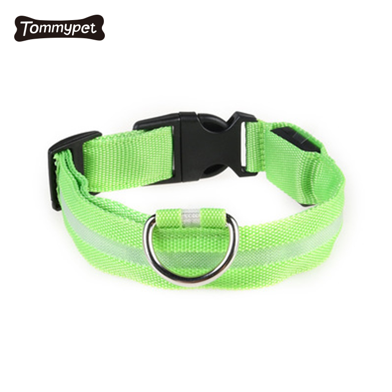 New Pet Led Cat Collar Waterproof Usb Rechargeable Nylon Flashing Light Up Dog Led Collar For Dogs