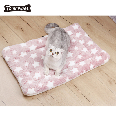 Customizable Washable Pet Mat Mattress Removable thick sherpa fleece Soft Cat Dog Mat For Pets