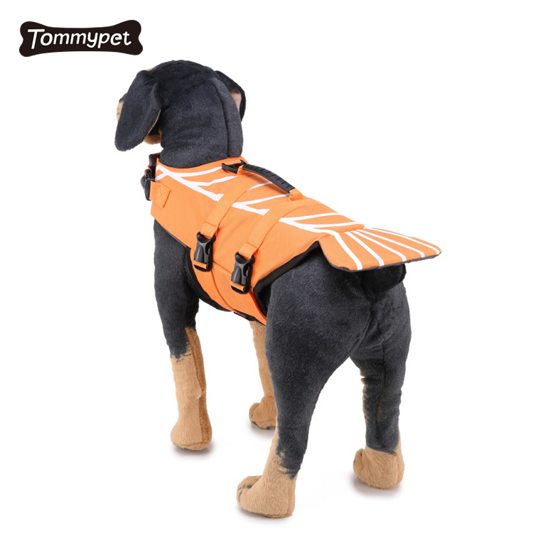 2021 Summer vacation oxford reflective Tide Brand Pet life jacket shark fin dog swim suit dogs Swimsuit