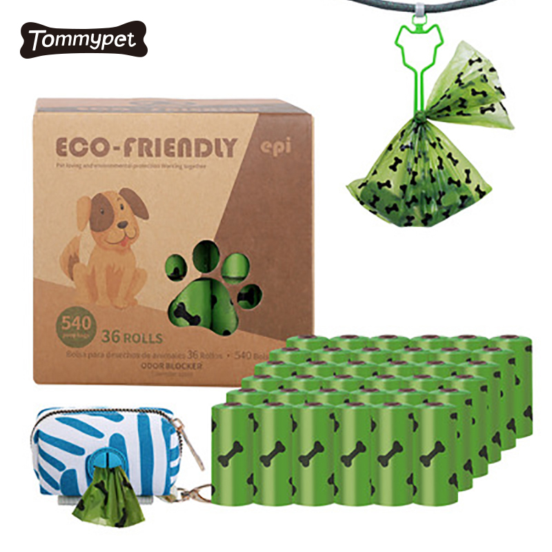 Amazon Hot Sale Fashion Dog Poop Dispenser Bag Holder Organic Poop Bag Set