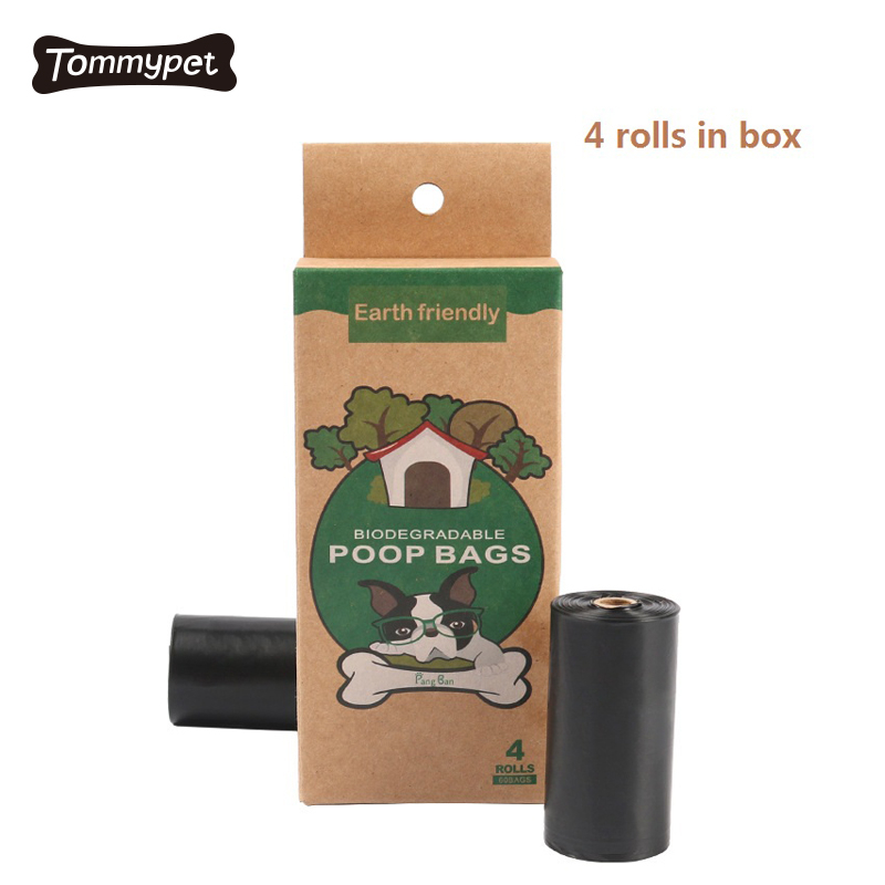 Custom cornstarch based scented dog poo bag eco friendly compostable biodegradable dog poop bags