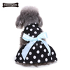 Cute Polka Dot Ribbon Cozy Sleeveless Dog Clothes Shirt Sundress Pet Dog tutu Dress
