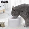 15 Degree Bevel Non-slip Pets Feeder Double Water Bowl Neck Protection Cat Bowl